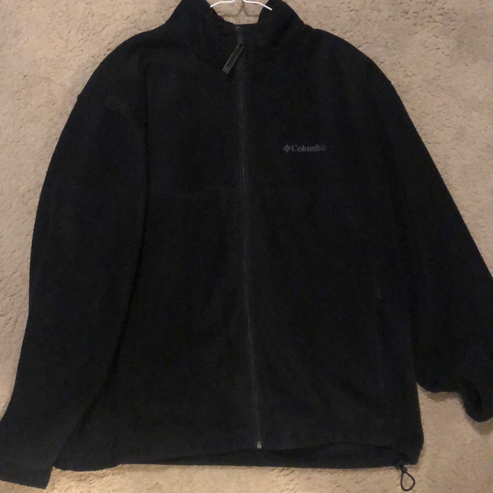 XL Black Columbia Fleece Jacket